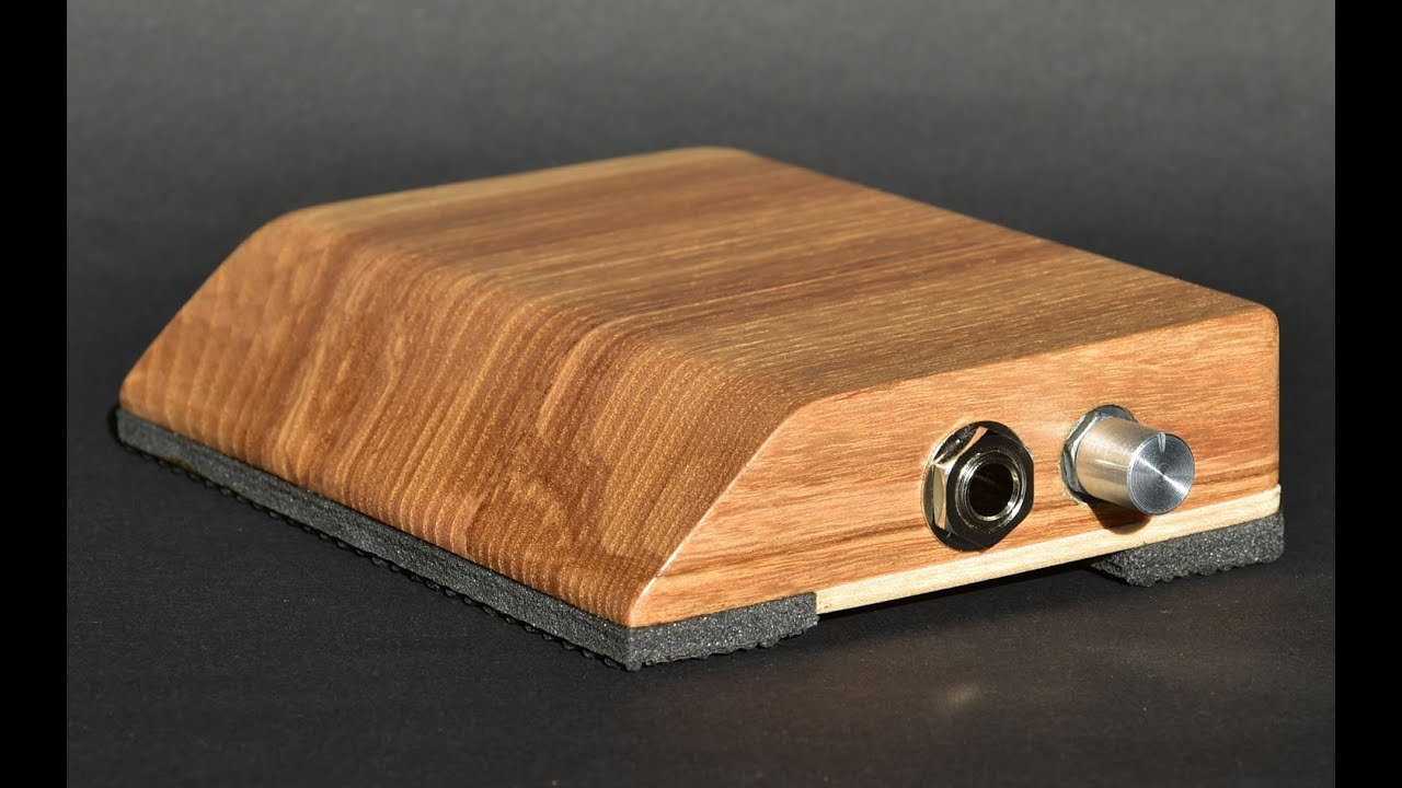 Electromagnetic Stompbox Ergonomic - making of & soundcheck