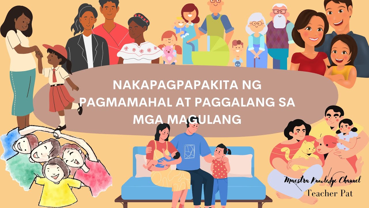 Nakapagpapakita ng pagmamahal at paggalang sa mga magulang (MELCS)
