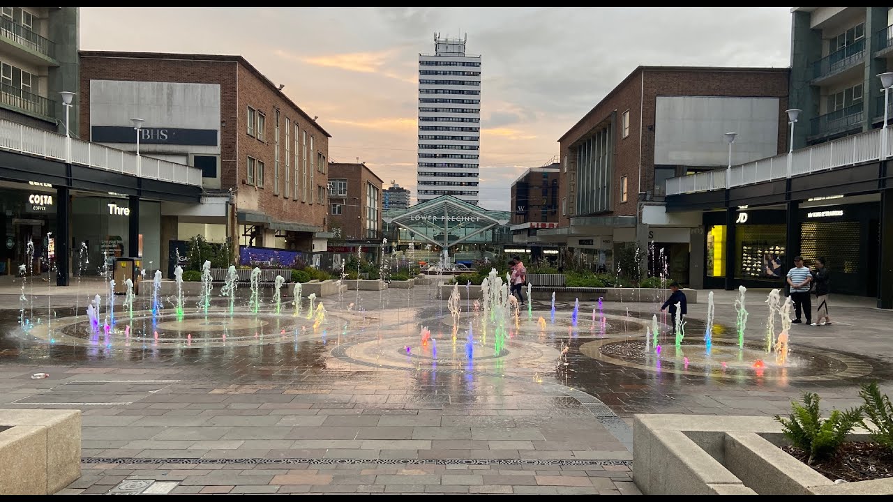 Coventry City Centre  CV1  |  Coventry City Walk Tour PART 1  |  HDR
