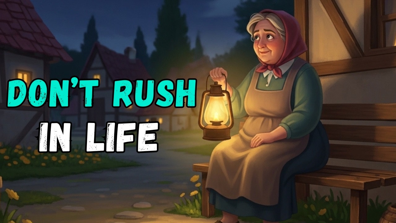 Don’t Rush Your Life — A Story for 25–40 Year Olds | Motivational English Story