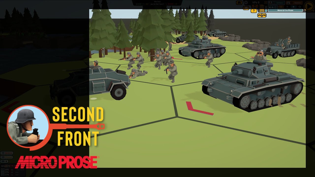 Second Front #1 - Panzer Division River Crossing