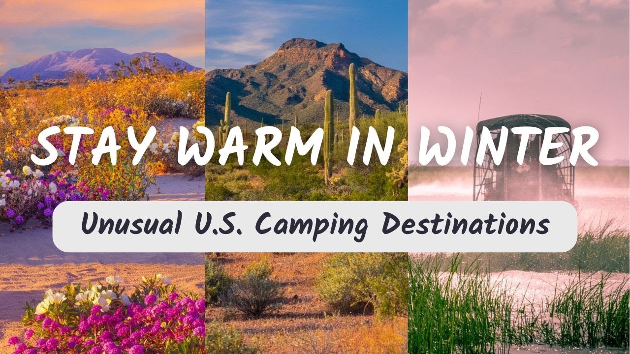 Top 5 Unusual Warm Winter Camping Destinations in the U.S.