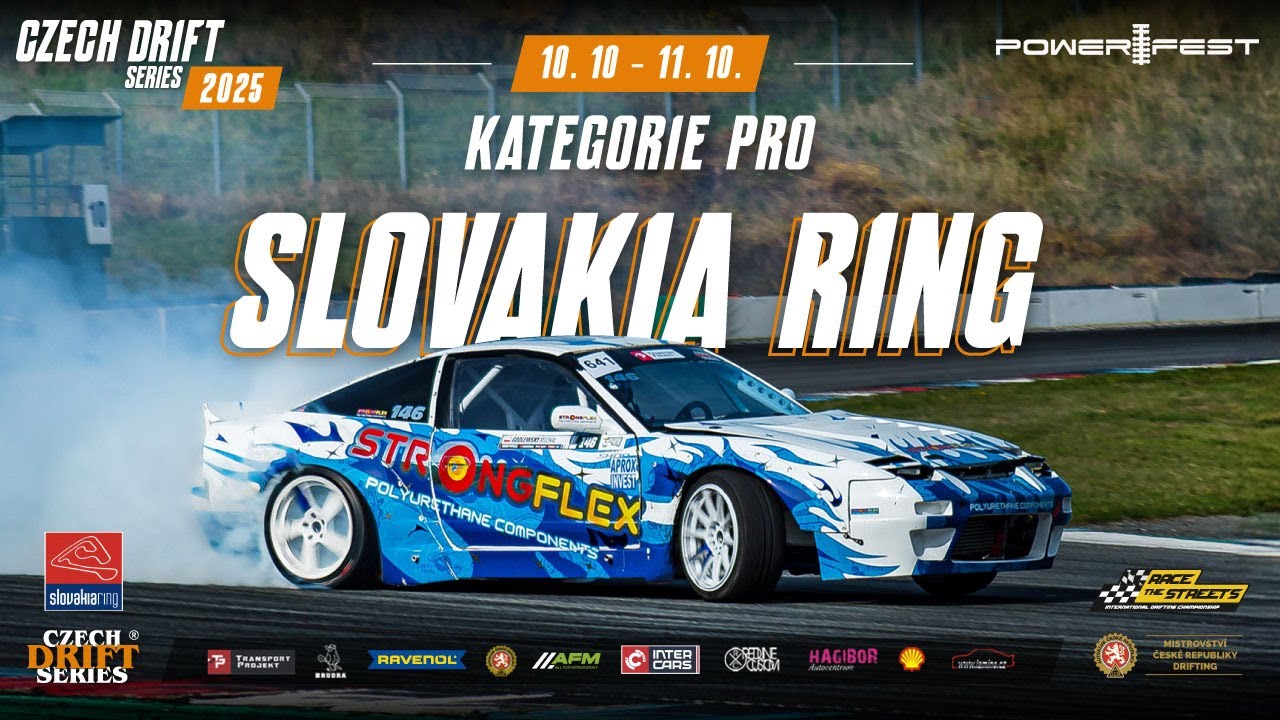 MČR a MSR v Driftingu 2025 kvalifikace - RD5 Slovakia Ring (SK)