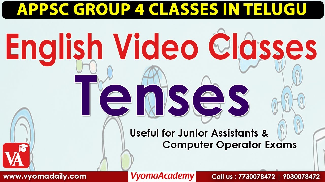 Tenses - English Video Classes | APPSC Group 4 Classes in Telugu | Junior Assistants Exam