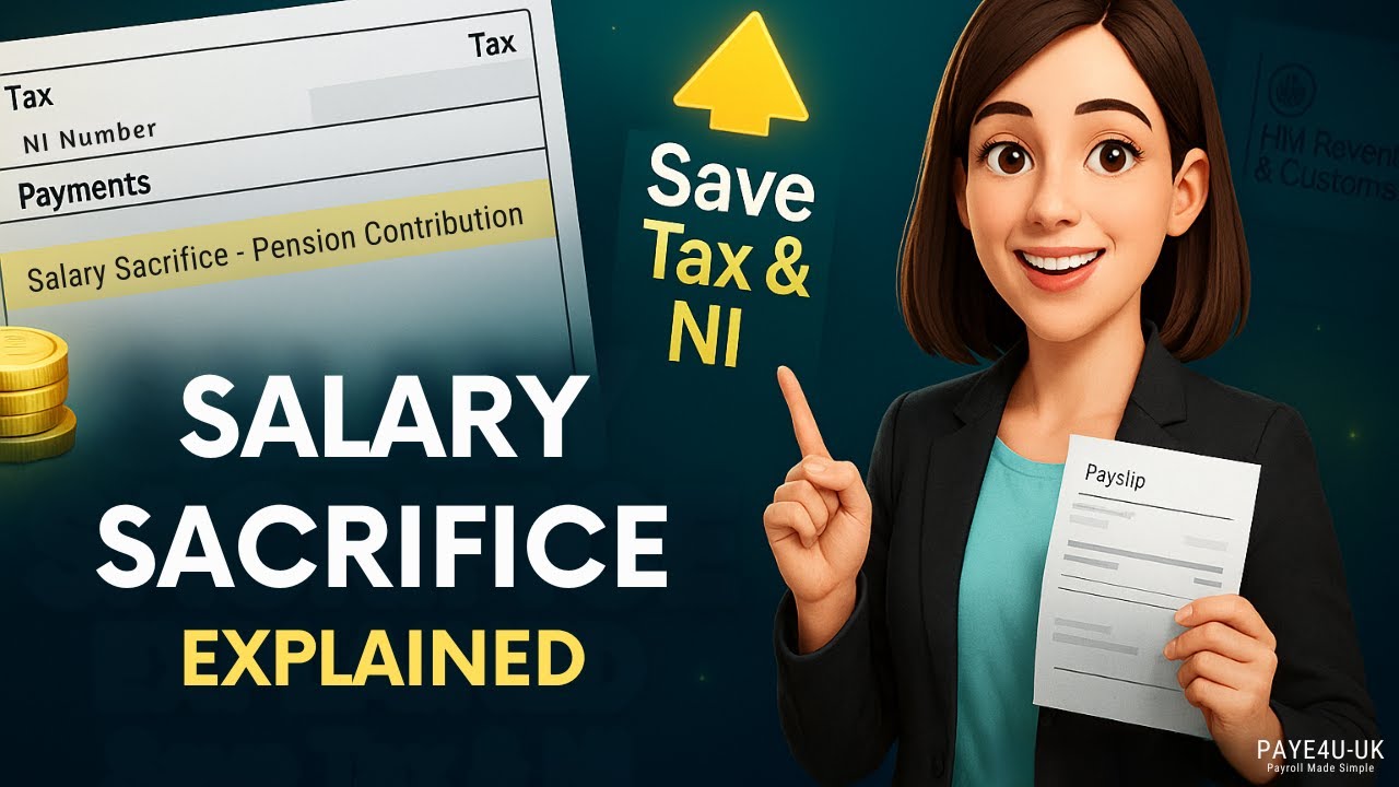 What is Salary Sacrifice? | How to Save Tax & NI #salarysacrifice #ukpayroll #pension #tax #finance