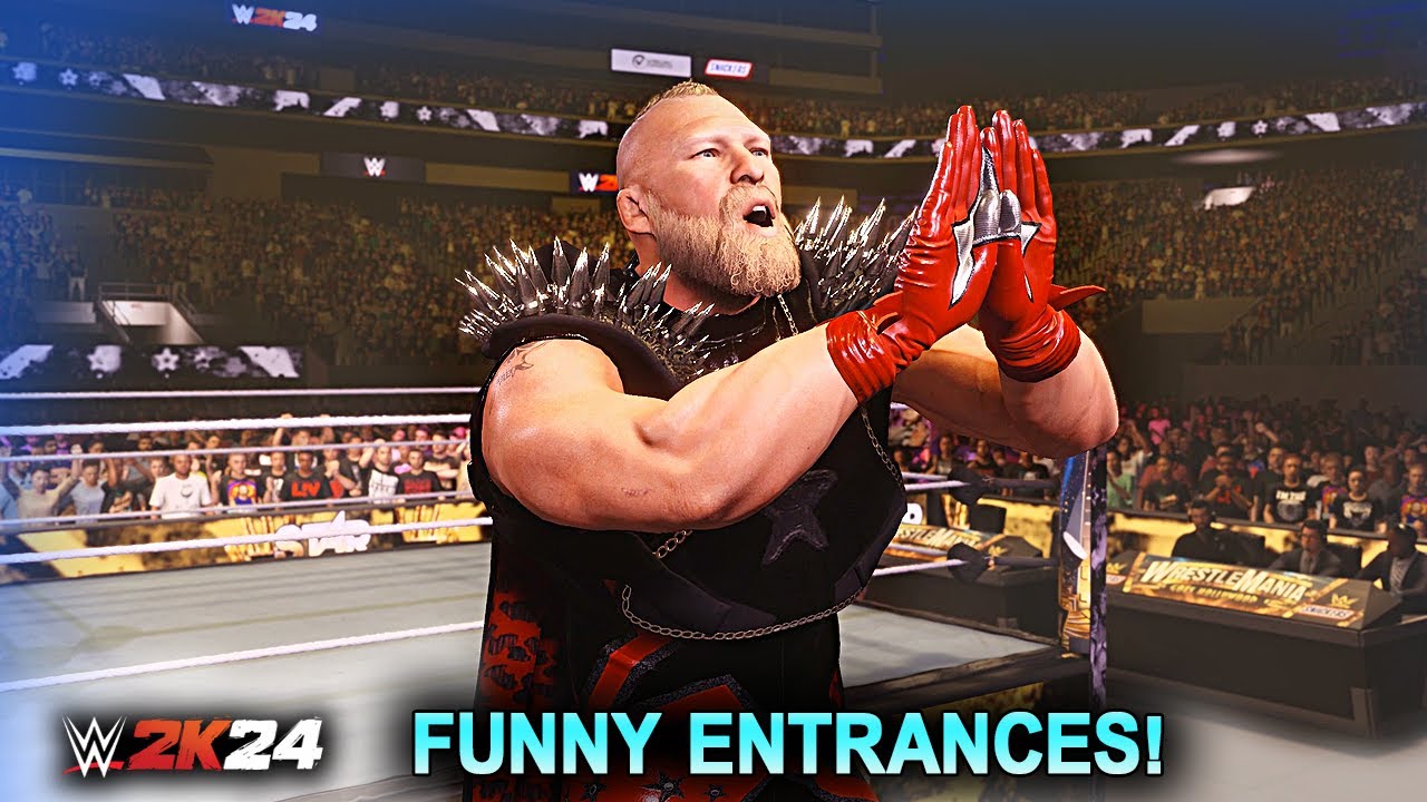 WWE 2K24 - Top 10 Funniest Entrances 