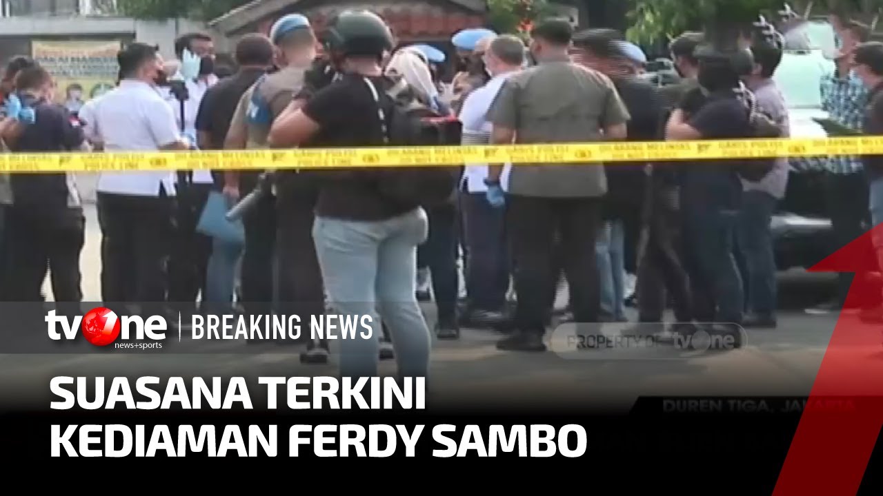 [BREAKING NEWS] Rumah Irjen Sambo Dipasangi Garis Polisi | tvOne