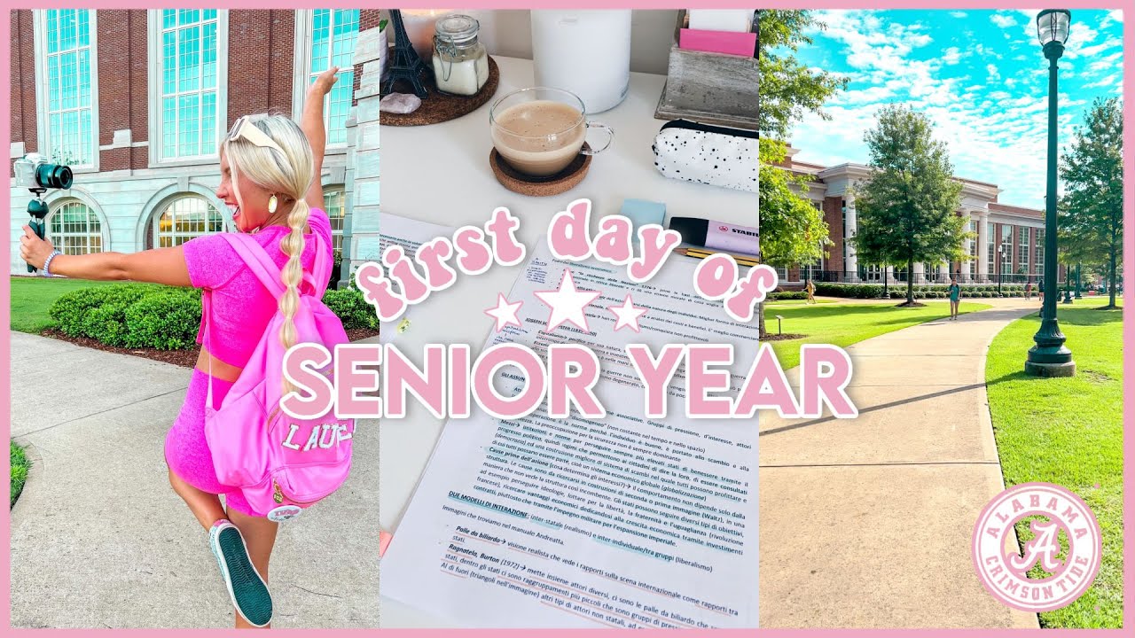 FIRST DAY OF SENIOR YEAR! | The University of Alabama | Lauren Norris