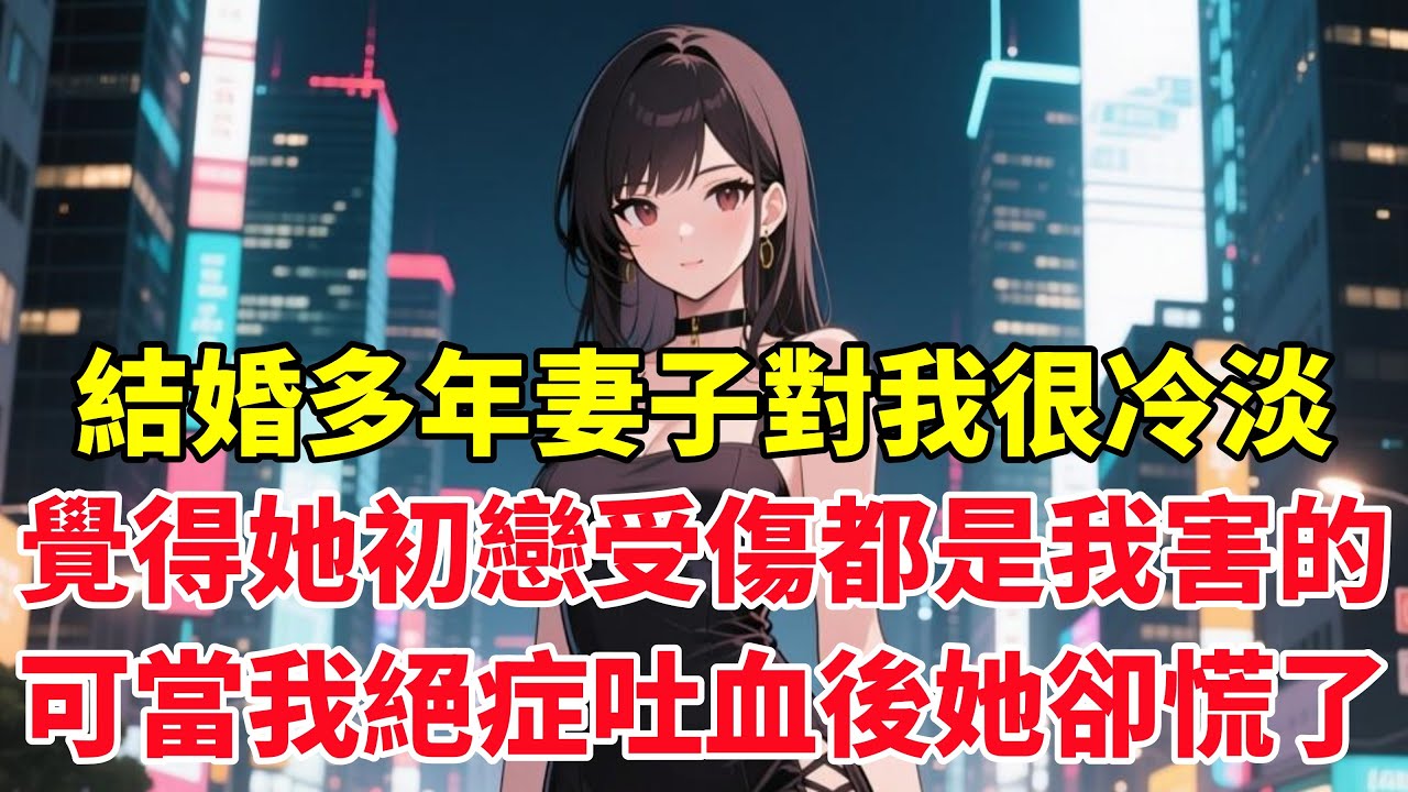 結婚多年妻子對我很冷淡，覺得她初戀受傷都是我害的，可當我絕症吐血後她卻慌了！#小说推荐 #一口气看完
