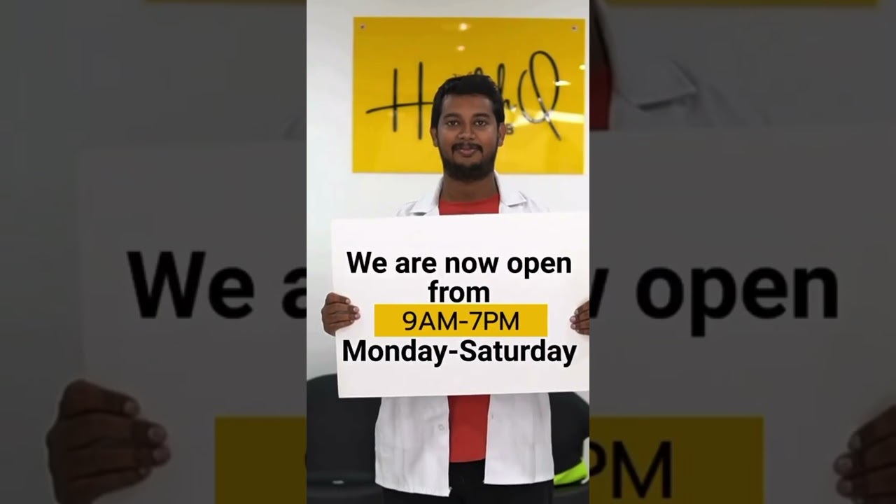 𝗛𝗲𝗮𝗹𝘁𝗵𝗤 𝗥𝗲𝗵𝗮𝗯 is excited to 𝗮𝗻𝗻𝗼𝘂𝗻𝗰𝗲 that we are open from 9 𝗔𝗠 𝘁𝗼 𝟳 𝗣𝗠!