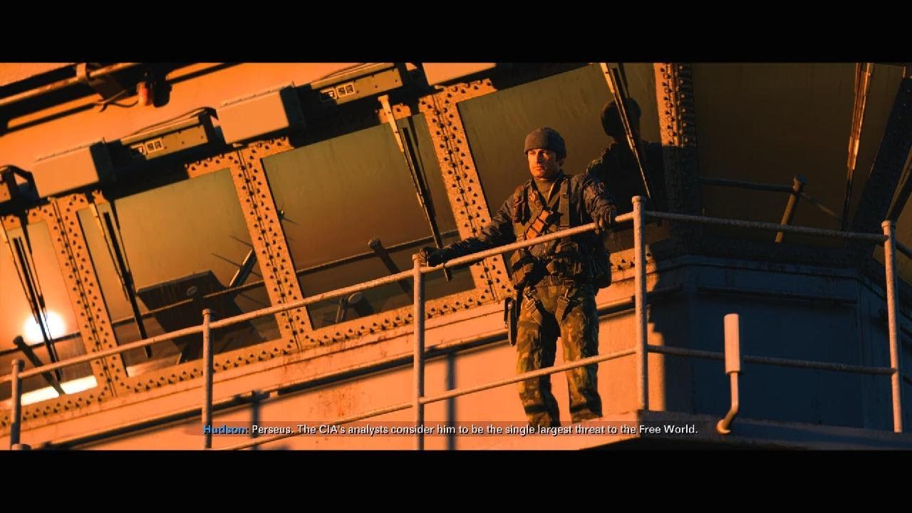 CoD: Cold War - Aircraft carrier cutscene before The Final Countdown mission