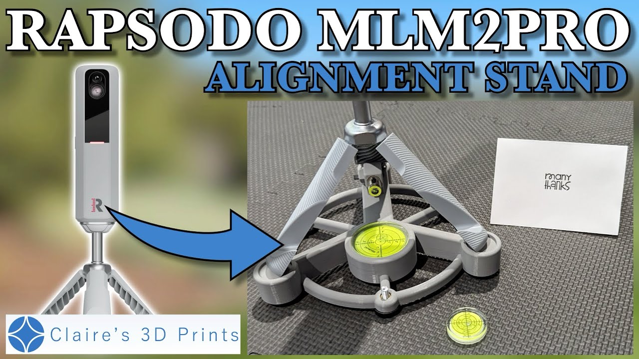 Perfect Rapsodo MLM2PRO set up and alignment! Rapsodo MLM2PRO alignment stand