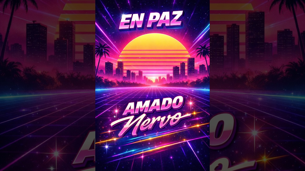 ¡Vida, nada me debes! ¡Vida, estamos en paz! 80's- Amado Nervo #paratodohayunpoema #amadonervo #80s