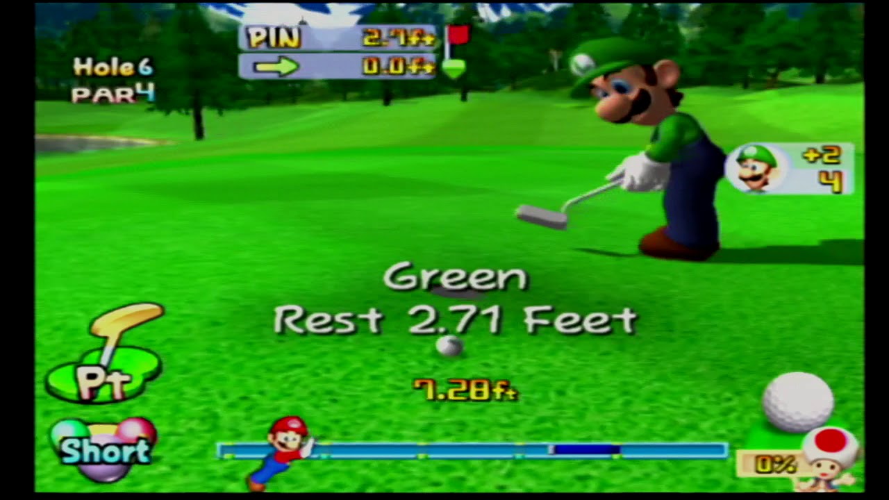 Mario Golf Toadstool Tour - Cheep Cheep Tournament - Luigi