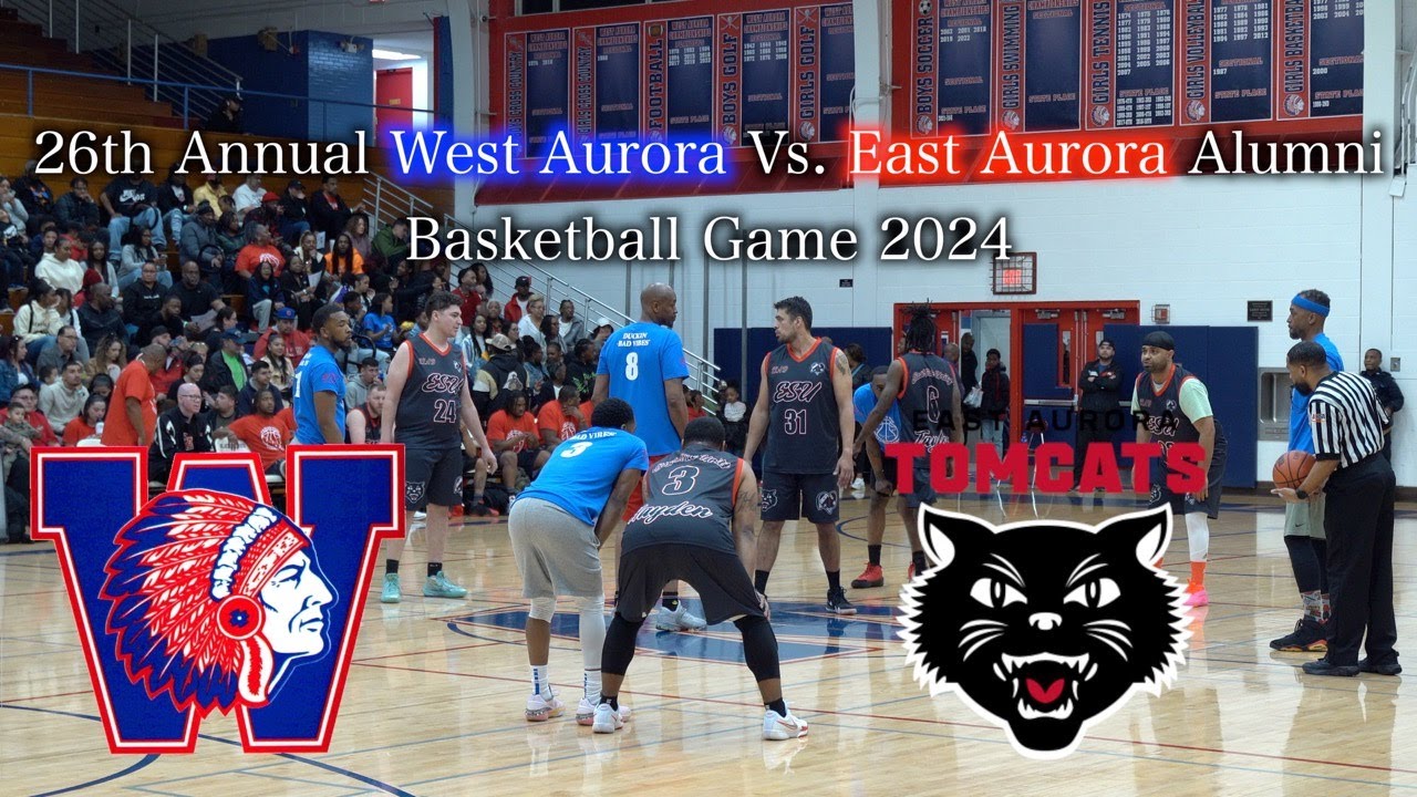 26th Annual West Aurora Vs.  East Aurora Alumni Basketball Game 2024 Filmed By: @COSMICZEL