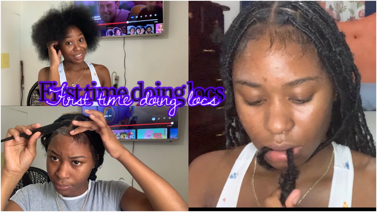 Attempting SOFT LOCS on my NATURAL HAIR for the first time 🥲