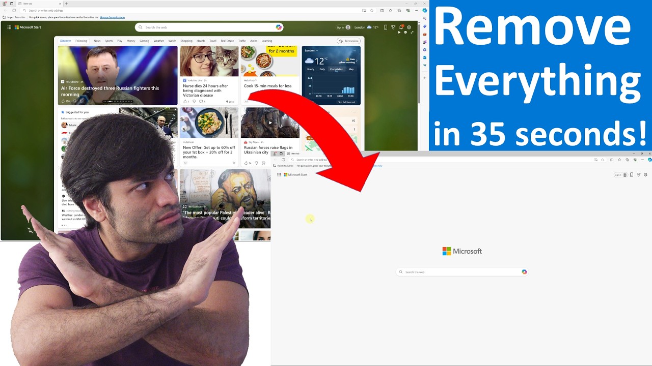 How to turn off Microsoft News on Microsoft Edge