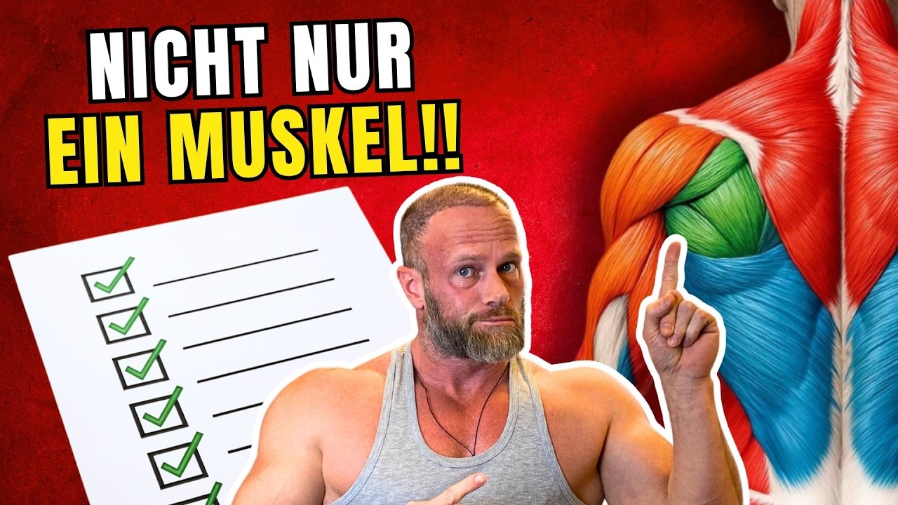 TRAINIERE den RÜCKEN ANDERS als den Rest!  Die ULTIMATIVE Rückentraining CHECKLISTE