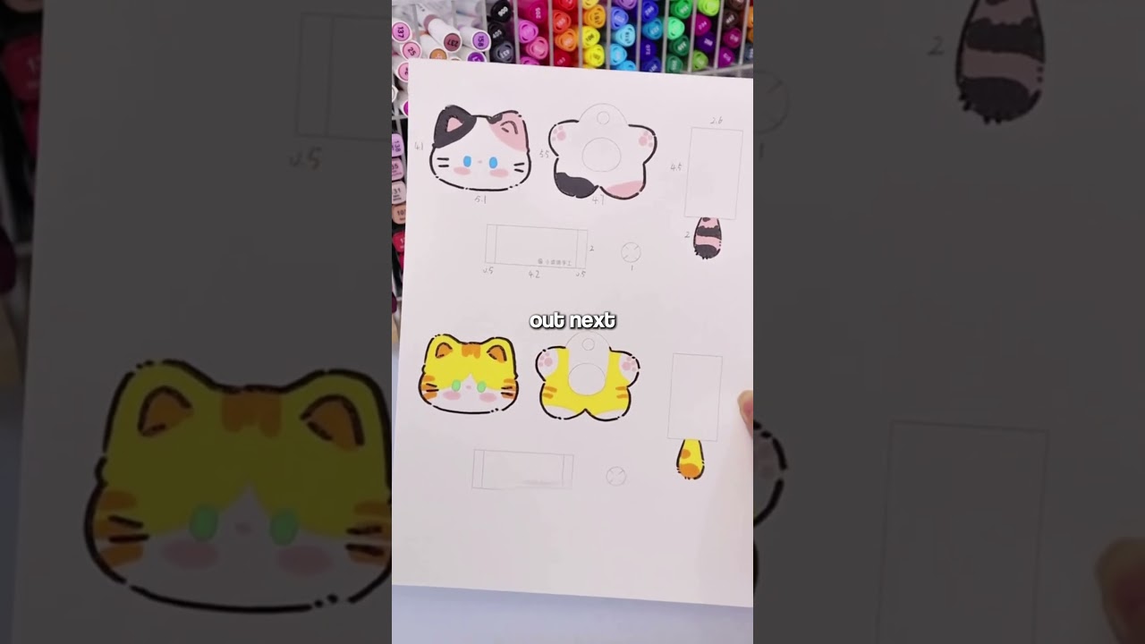 DIY Moving Paper Cat 🐱✨ Cute Paper Craft