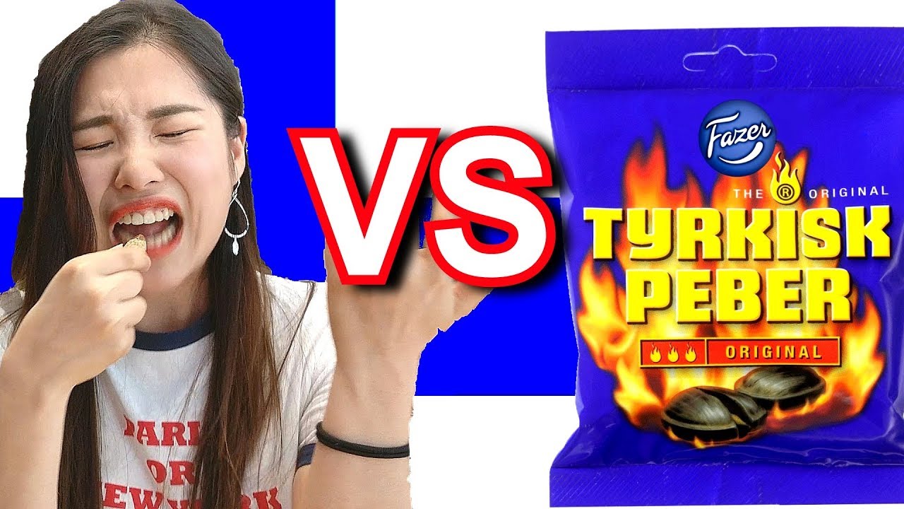 Finnish Candy Challenge! - Foreigners Reacting to NASTY SALMIAKKI