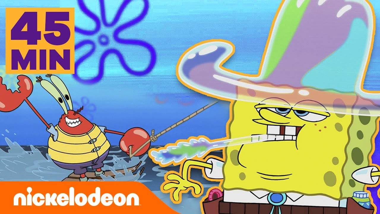 سبونج بوب سكوير بانتس | أغرب عطل سبونج بوب في 45 دقيقة | Nickelodeonn Arabia