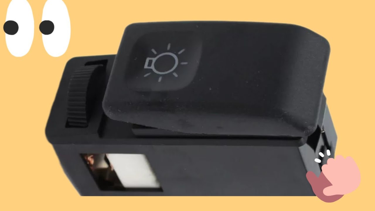 cómo conectar  botón de luz de Vocho
