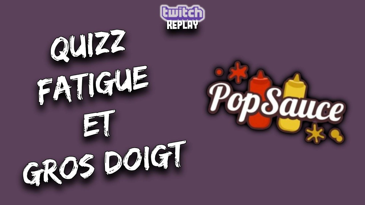 Quizz Fatigue et gros doigt