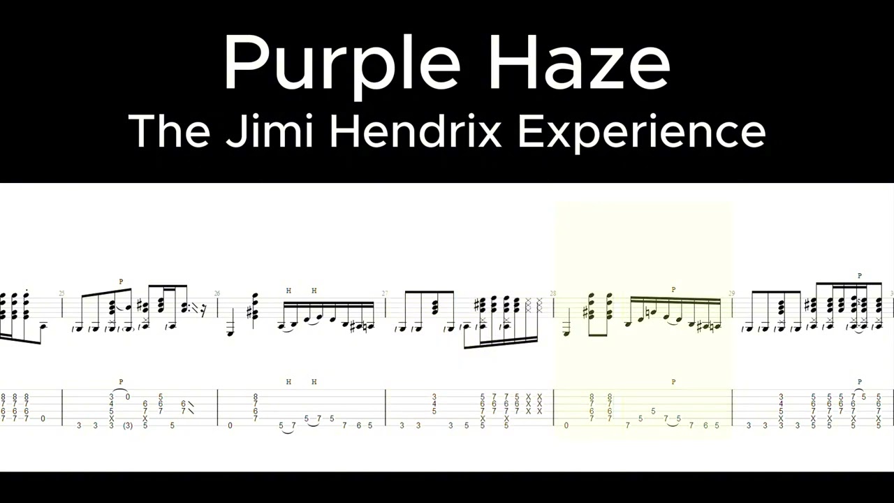 The Jimi Hendrix Experience   Purple Haze Eb tuning