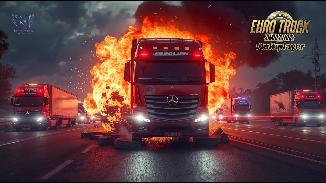 Euro Truck Simulator 2 Multiplayer LIVE | TruckersMP | Convoy Join! | Road to 2K