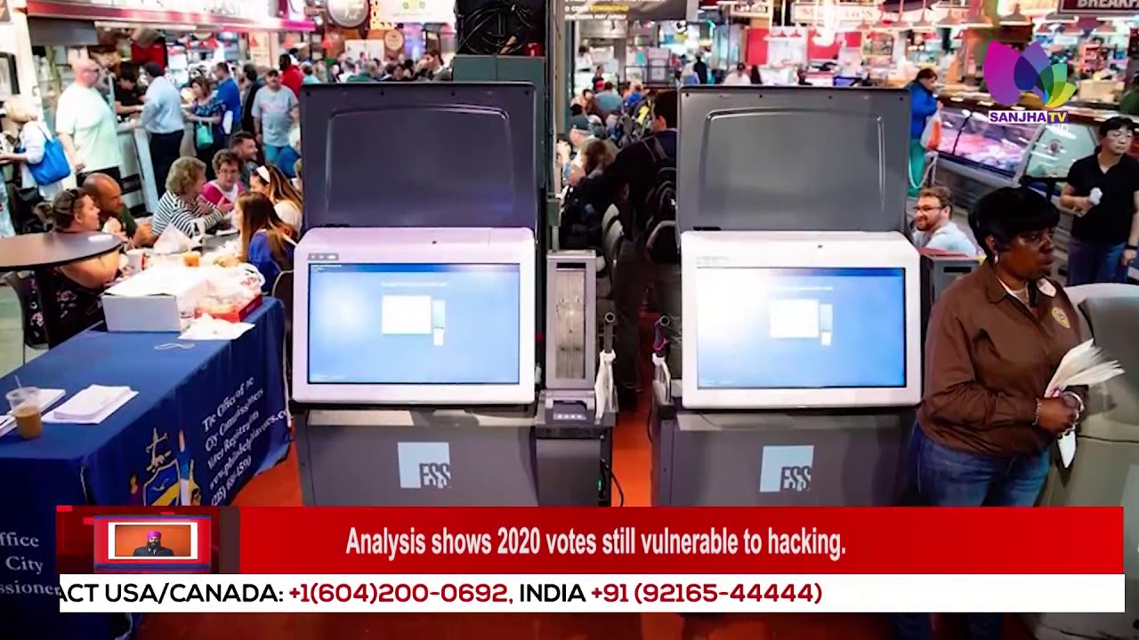 Analysis shows 2020 votes still vulnerable to hacking | Sanjha TV
