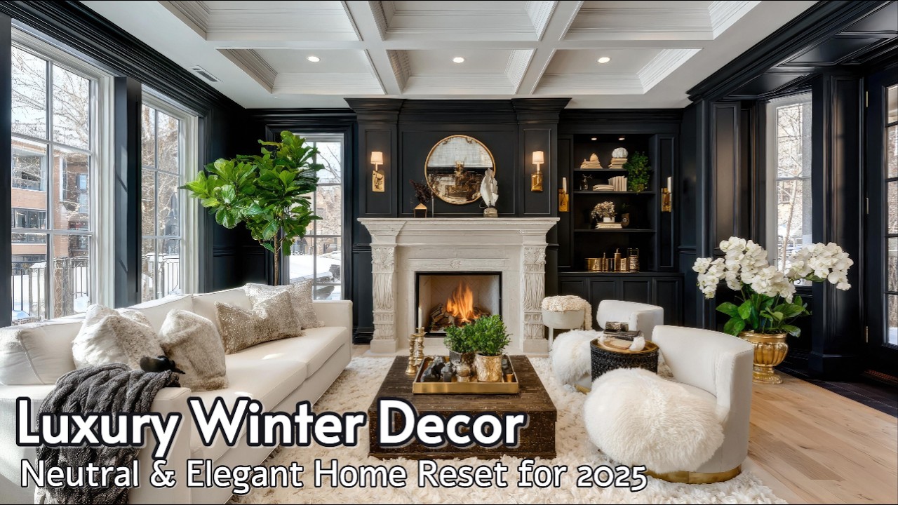 Luxury Winter Decor: Neutral & Elegant Home Reset for 2025