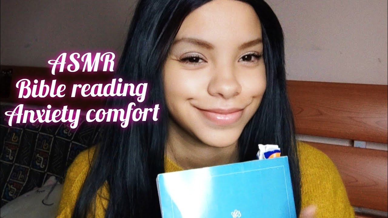 Christian ASMR - reading Bible verses - anxiety comfort and meditation - whispered, soft spoken