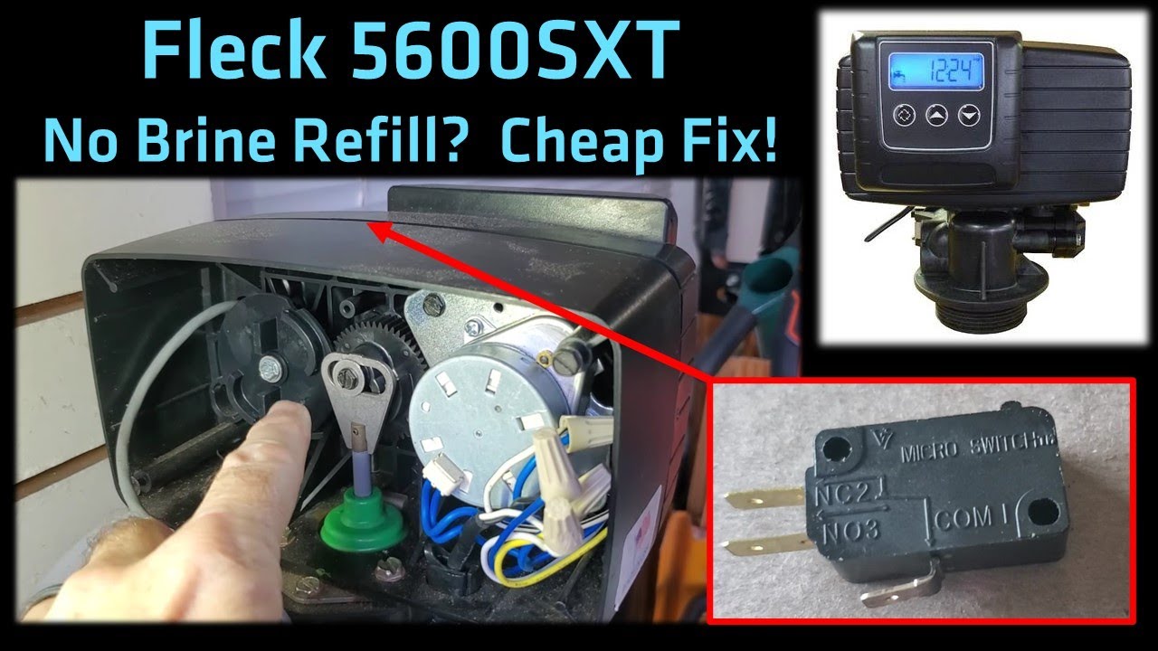 Fleck 5600SXT Regeneration Problem No Brine Fill