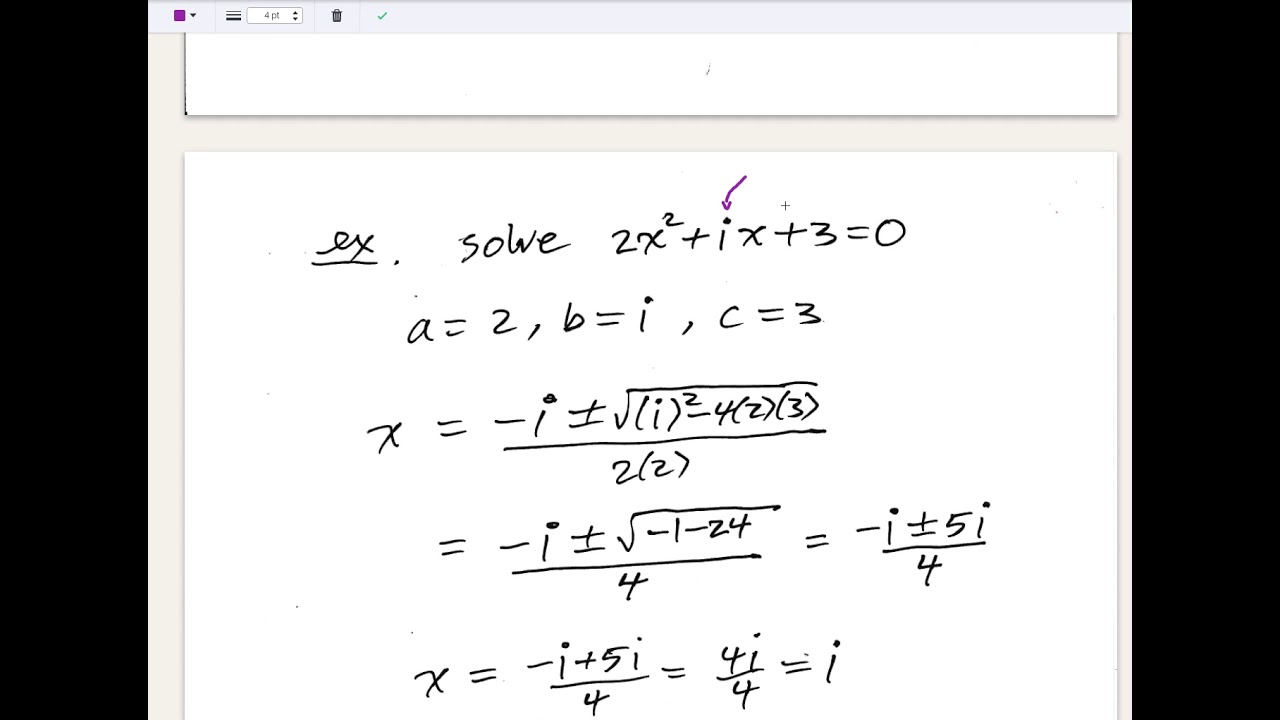 Quadratic equations Revisited