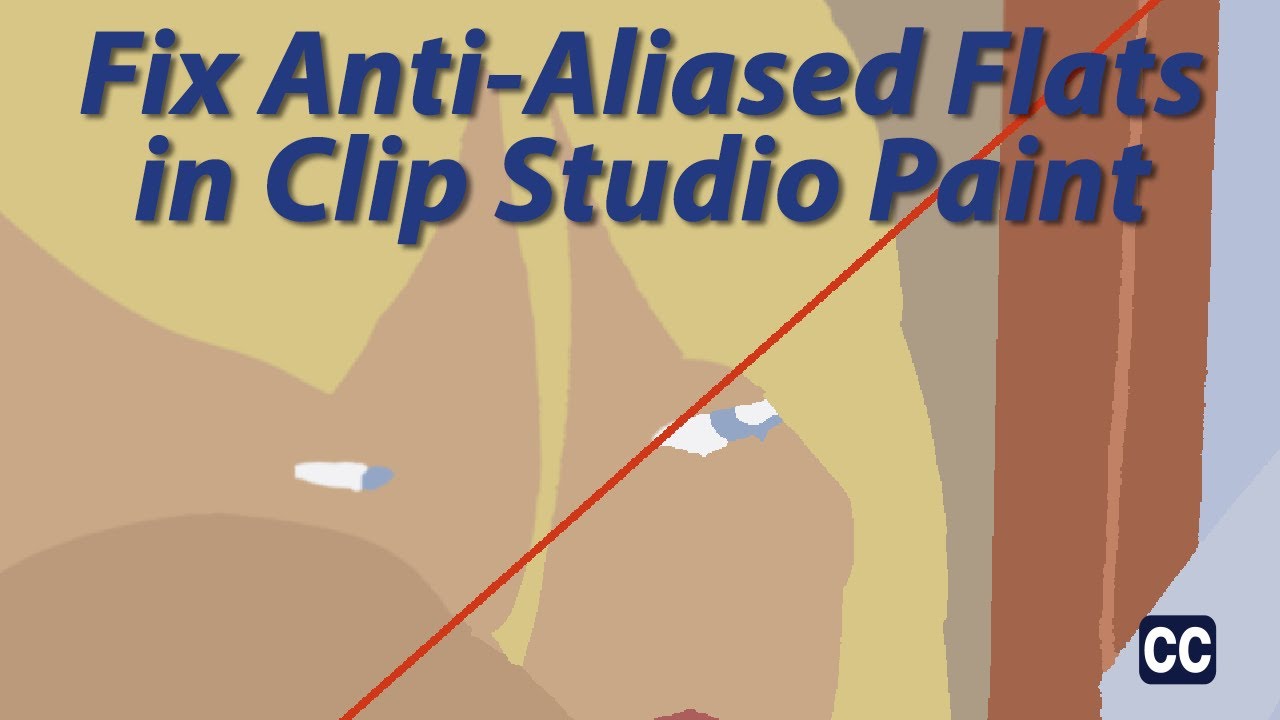 Fix Anti-Aliased Flats with Clip Studio Paint