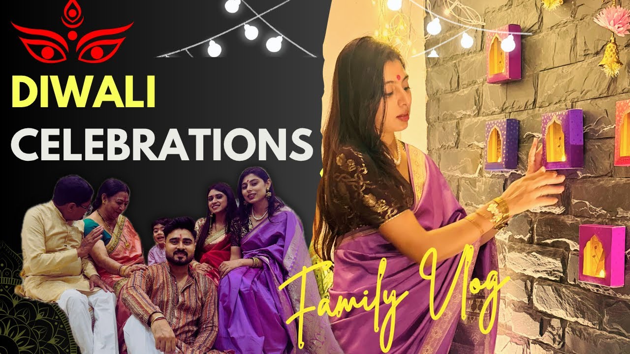 Diwali Celebration Vlog ✨ | Traditional Family Festivities & Festive Home Decor | #soulfulsonika 🪔 