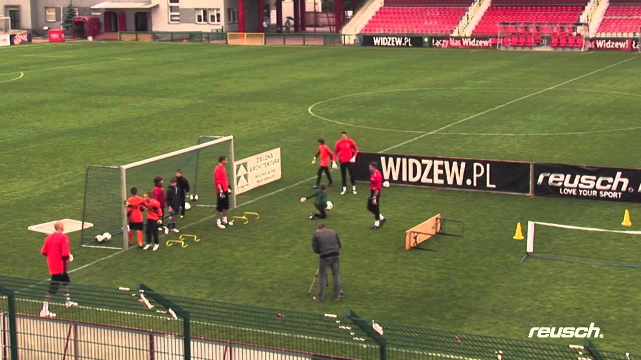 Reusch - trening bramkarzy Widzewa