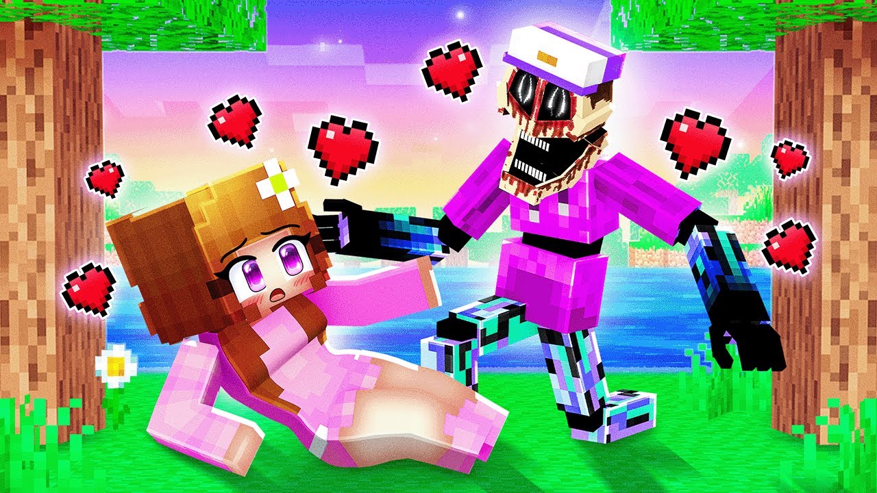 Anne Girl and Dash MIMIC LOVE STORY In Minecraft