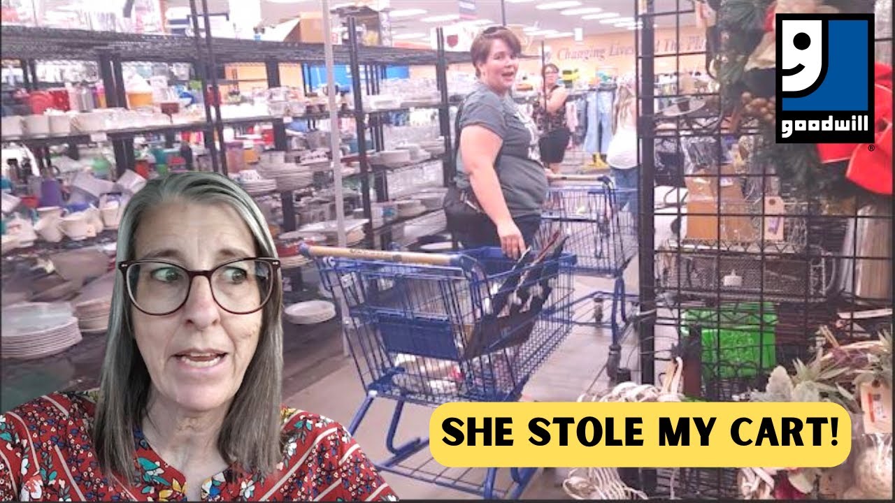 She Stole My Cart | Thrift With Me at Goodwill Las Vegas