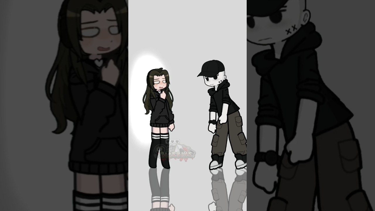 Turning into their irl OC trend(half of me reveal🧍🏻&zwj;♀️) #gacha #gachaclub #gachalife #gachatrend
