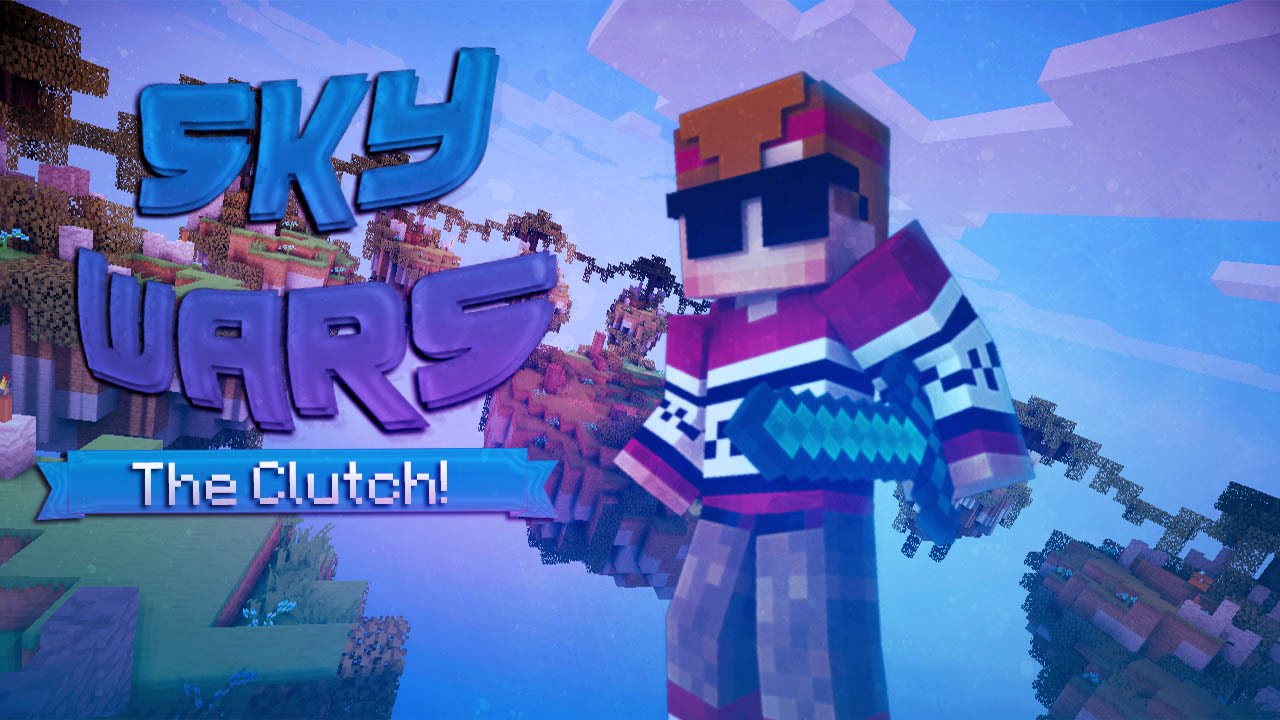 THE CLUTCH!! (Minecraft Skywars - Minigames w/ PainfulPvP)