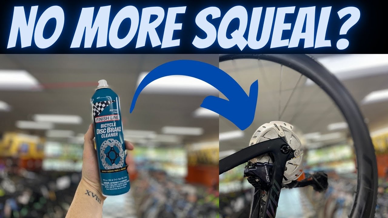 WILL THIS STOP DISC BRAKE SQUEAL ONCE AND FOR ALL? (FINSIH LINE CLEANER) THE ANSWER TO OUR PROBLEMS?