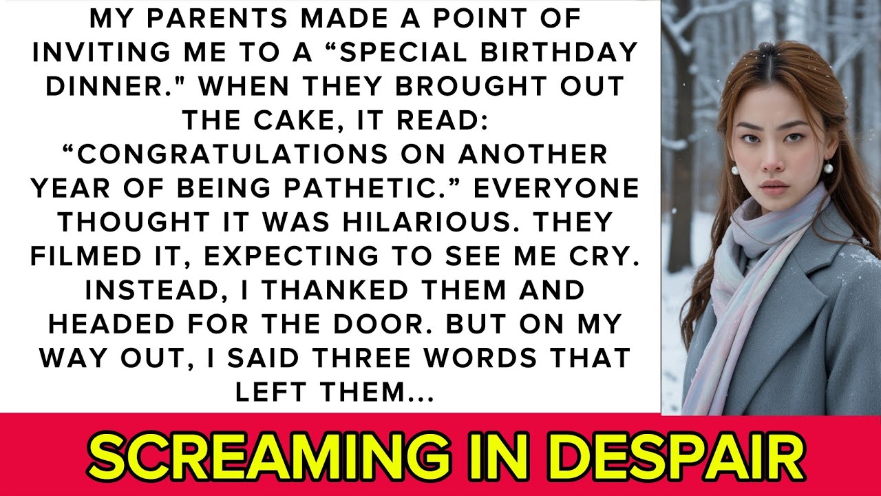 My Parents Threw Me A Birthday Party - But The “Cake