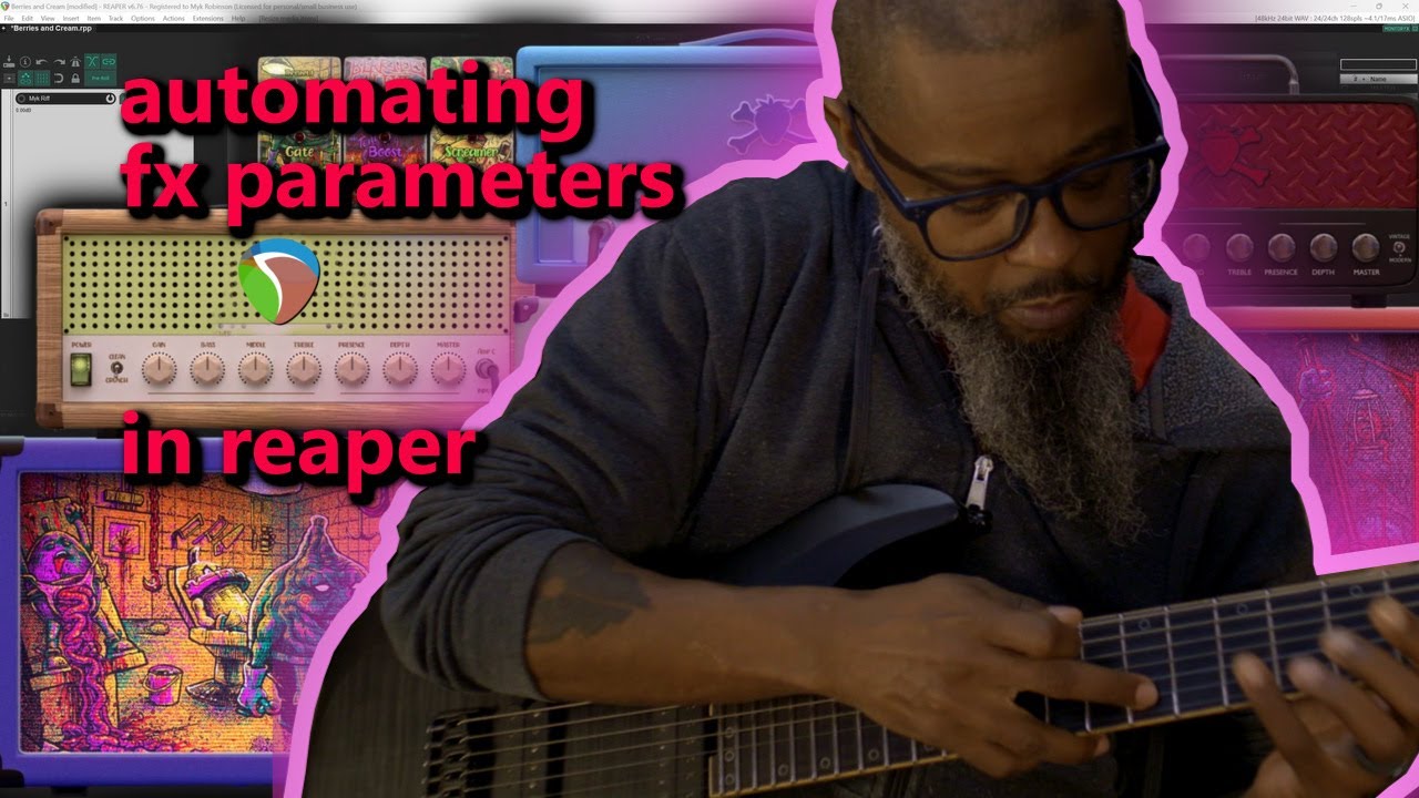 Automating FX Parameters in REAPER - Featuring Berry Amp by Audio Assault #berriedalive