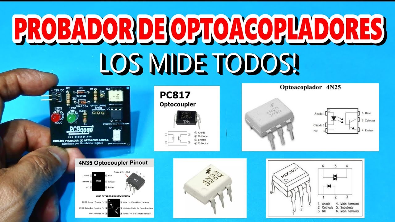 ✅PROBADOR DE OPTOACOPLADORES - LA HERRAMIENTA MAS SENCILLA, BARATA y DE GRAN UTILIDAD PARA TU TALLER