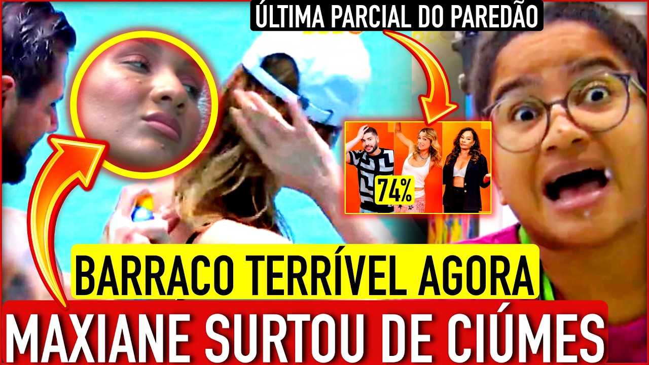 🚨😱BBB26 URGENTE: BARRACO AGORA! Maxiane SURTA DE CIÚMES do Jonas com Ana; Milena GRITA com Jordana!