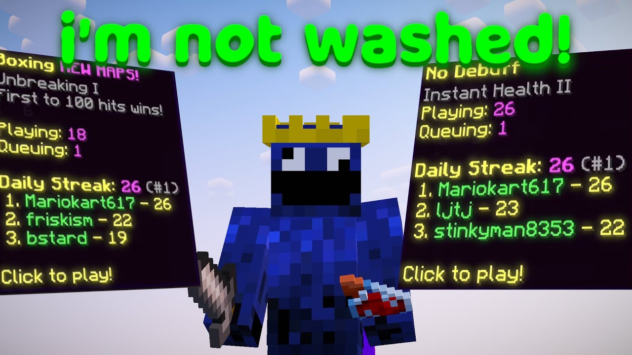 i'm not washed.
