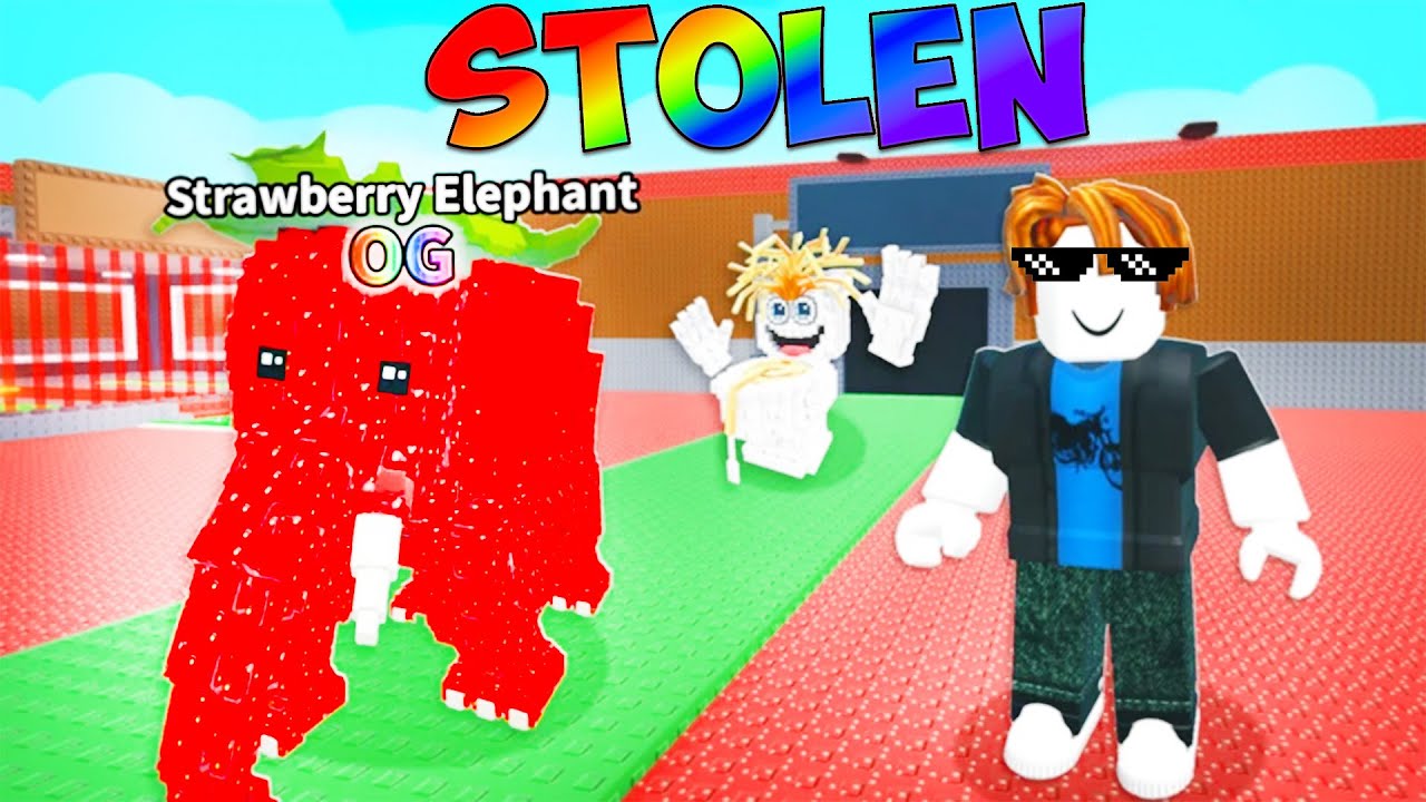I STOLE A STRAWBERRY ELEPHANT IN STEAL A BRAINROT... (Roblox)