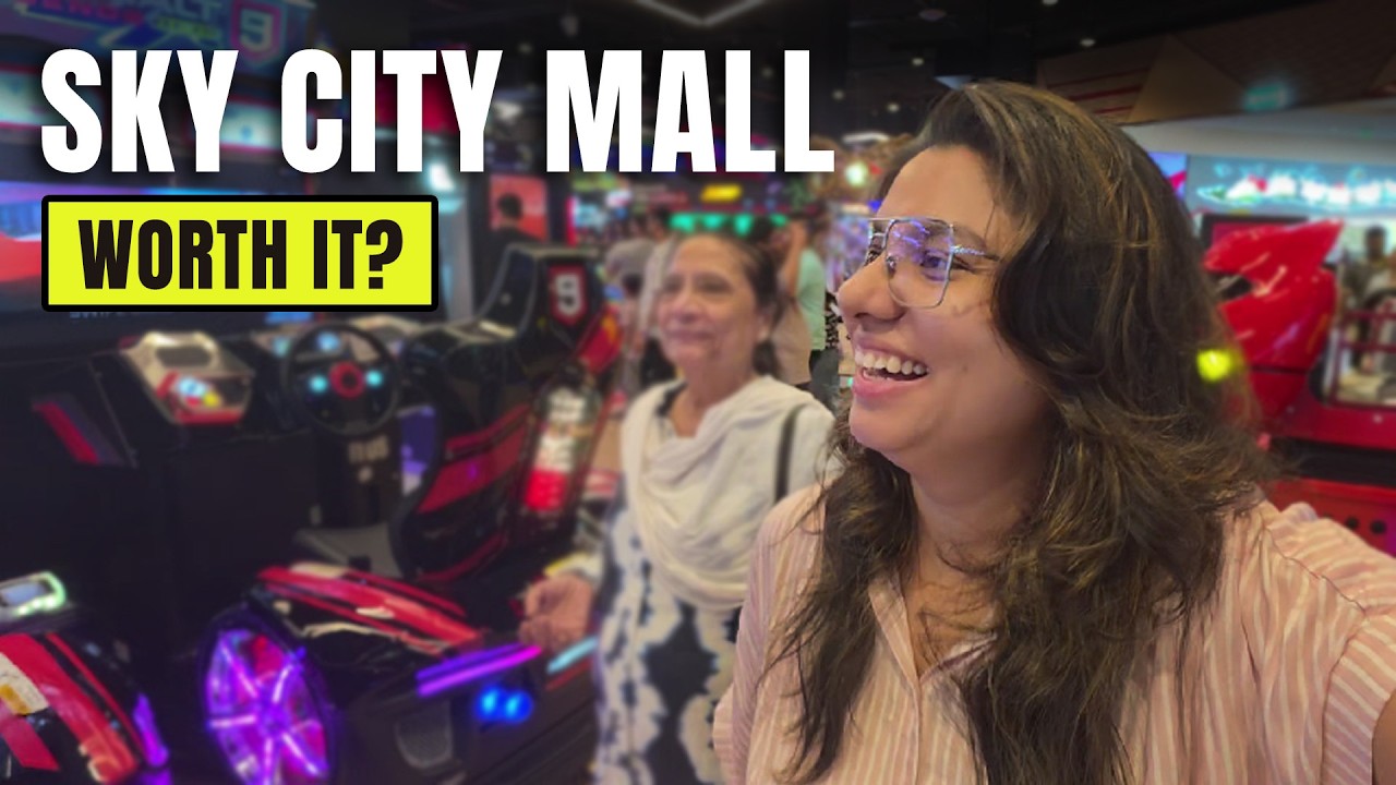 Mumbai&rsquo;s New Sky City Mall 2026 | Food Court + Arcade Games Vlog
