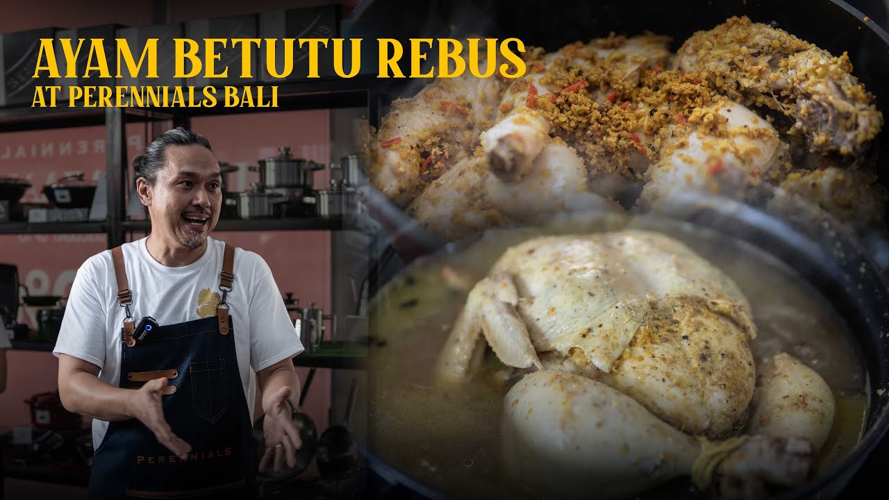 DEMO MEMASAK PERENNIALS: RESEP AYAM BETUTU REBUS ASLI YANG MUDAH DITIRU DIRUMAH!